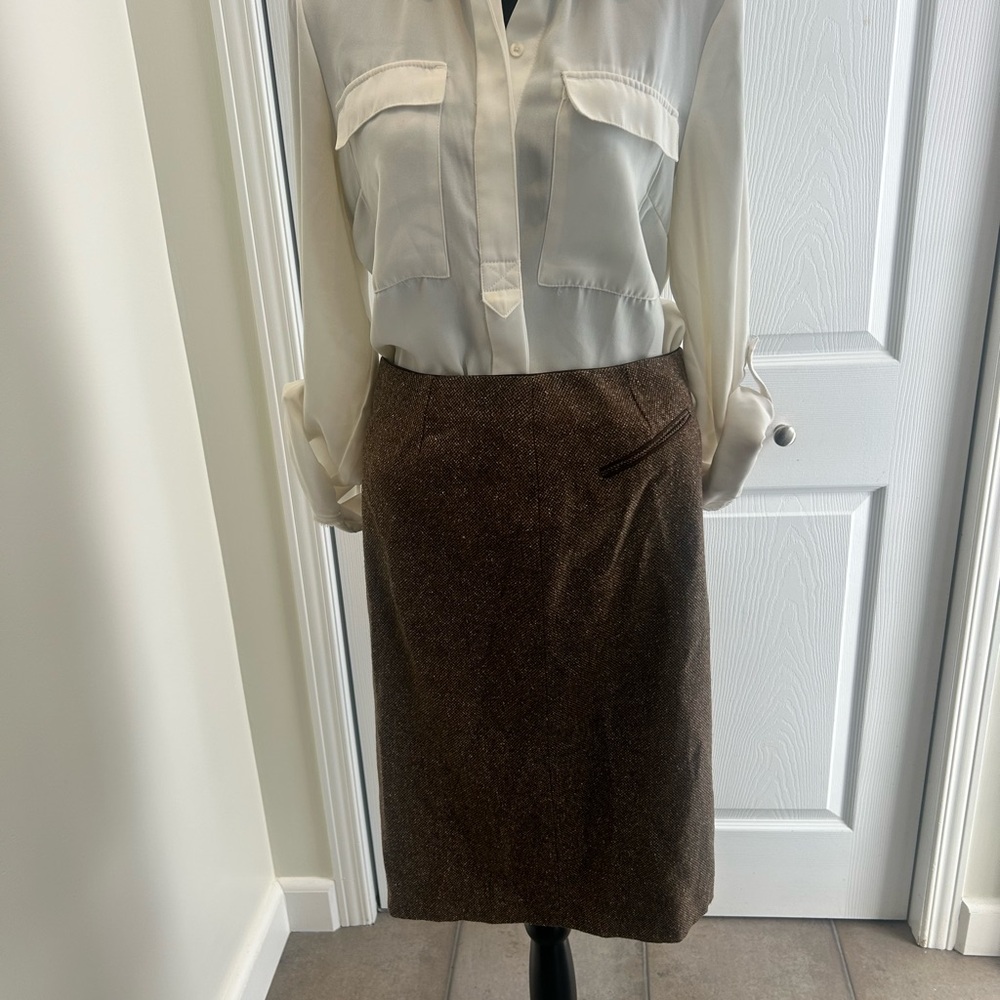 Mexx Brown Pencil Skirt
